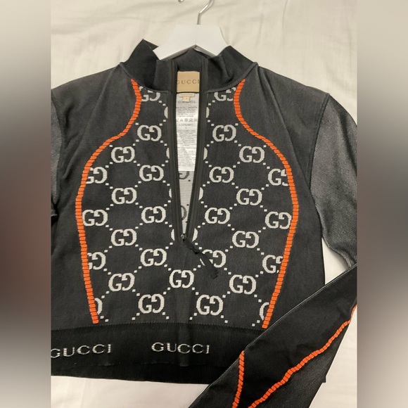 Gucci GG Jersey Jacquard
Cropped Top black size  large - Picture 4 of 6